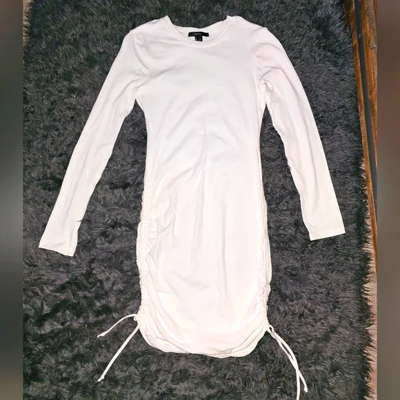 forever 21 long sleeve white dress Forever 21 Women's Short Summer Dress